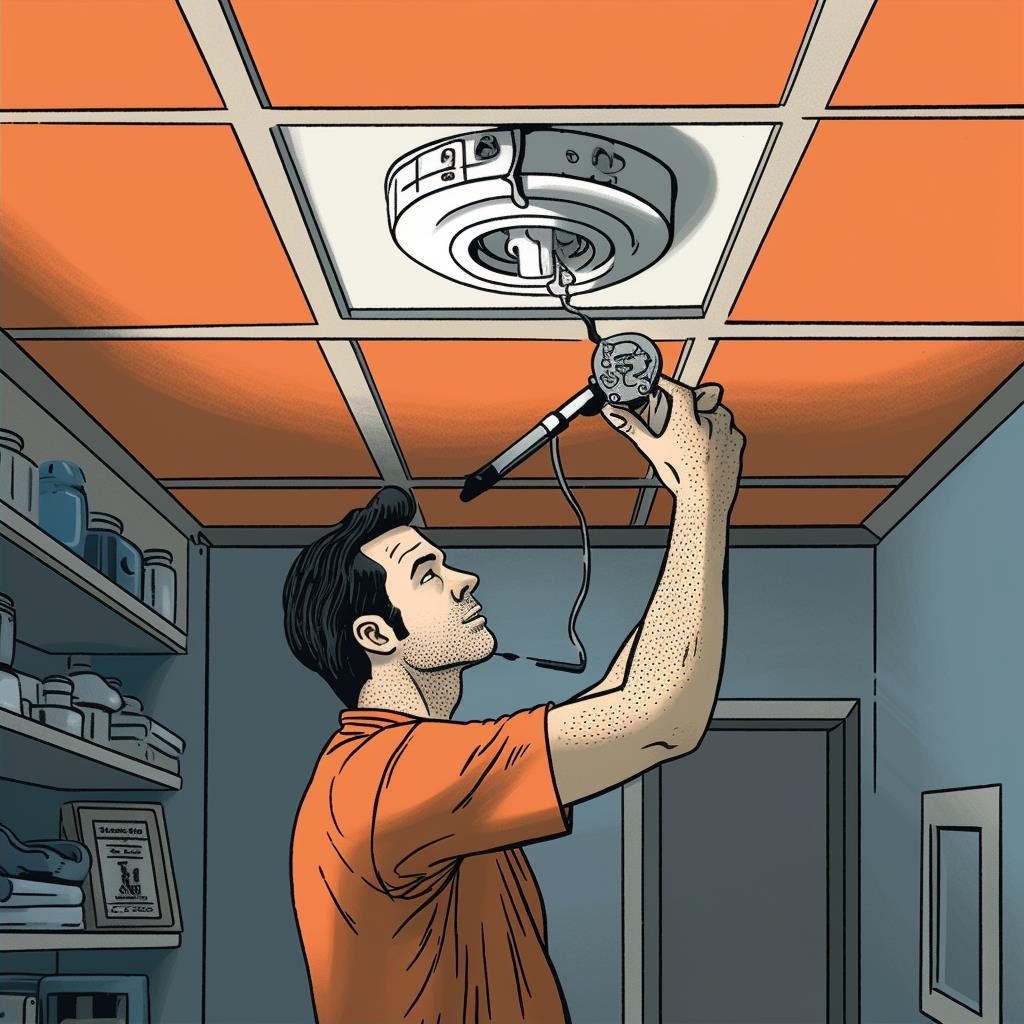 Как установить встроенный светильник в потолок